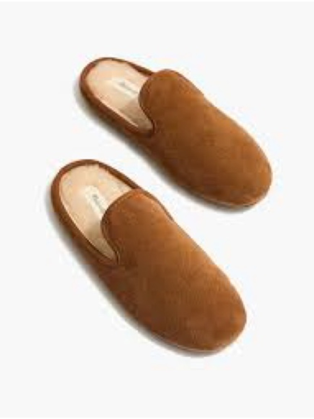 Maxwell The Loafer Scuff Slipper  Slip-On Suede Slide Slippers - Brown 10